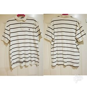 Stripe polo shirt