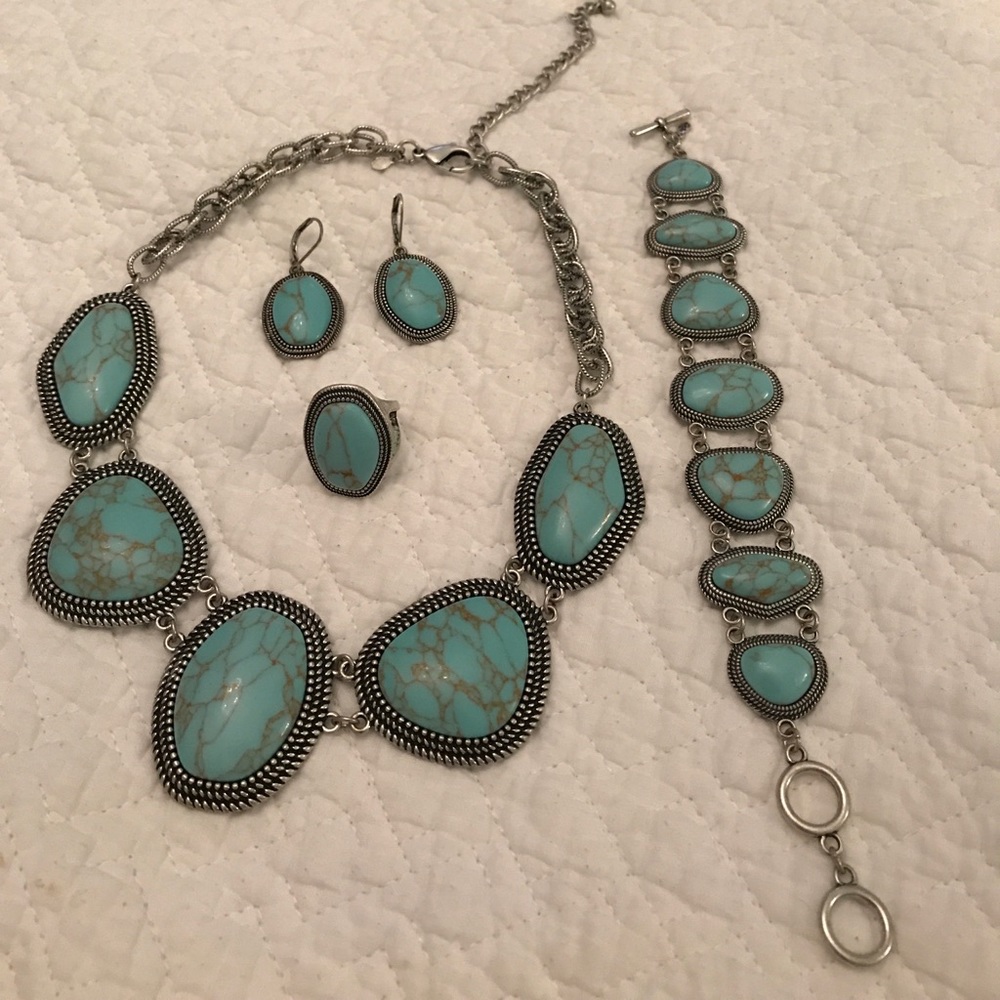 Premier Design Necklace, Earrings, Ring & Bracelet