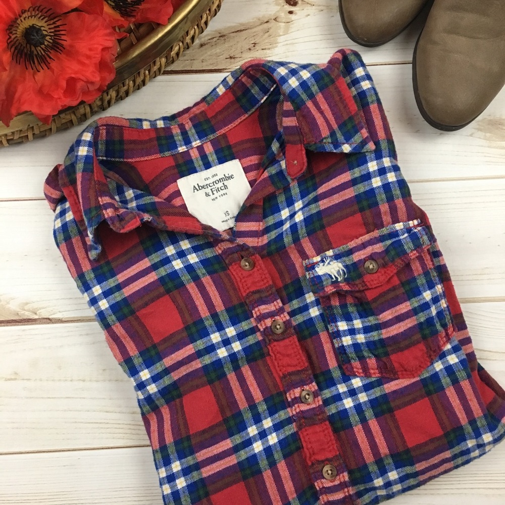 🍁Closet Clear Out 🍁Abercrombie & Fitch Plaid