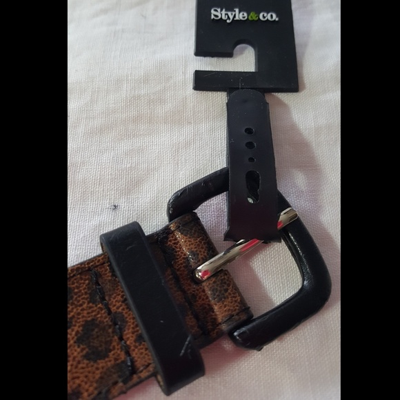 NWT 🆕️STYLE & CO. SIZE 2X LEOPARD & BLACK BELT - Picture 5 of 6
