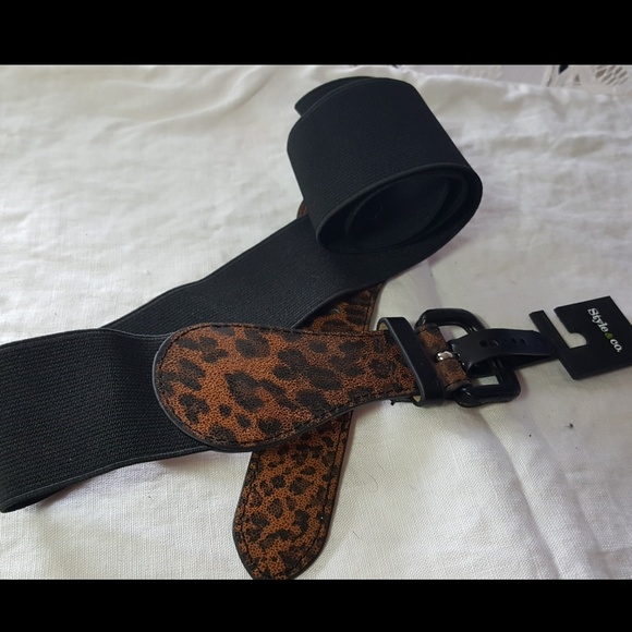 NWT 🆕️STYLE & CO. SIZE 2X LEOPARD & BLACK BELT - Picture 3 of 6