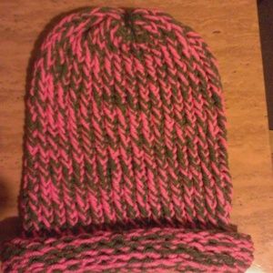 Hand made hats plus scarfs to match