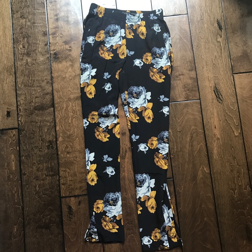 Theory Floral Pants