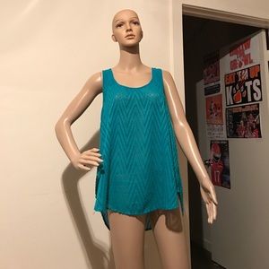 Turquoise tank