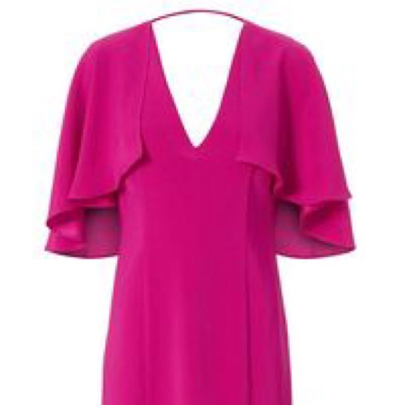 Intermix Dresses - Intermix fuchsia cape dress Intermix Dresses - Intermix fuchsia cape dress