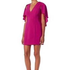 Intermix Dresses - Intermix fuchsia cape dress Intermix Dresses - Intermix fuchsia cape dress