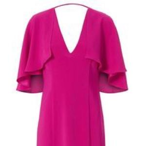 Intermix Dresses - Intermix fuchsia cape dress Intermix Dresses - Intermix fuchsia cape dress