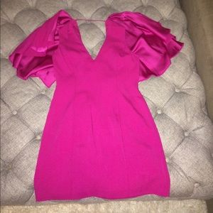 Intermix Dresses - Intermix fuchsia cape dress Intermix Dresses - Intermix fuchsia cape dress