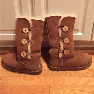 Women's tall UGG Bailey Button triplet boots