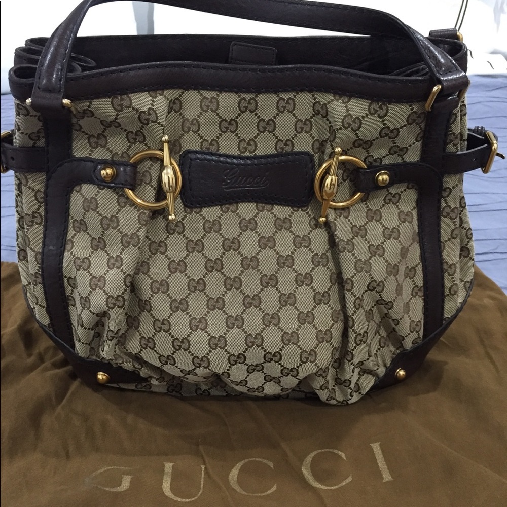 Gucci large hobo bag