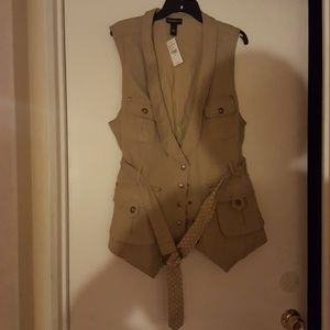 Tan vest