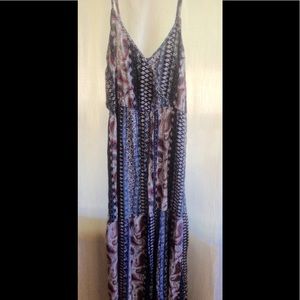 Boho tiered maxi dress.  NWOT