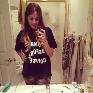 "Zombie Before Coffee" Graphic Tee