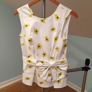 Kate Spade sleeveless floral blouse