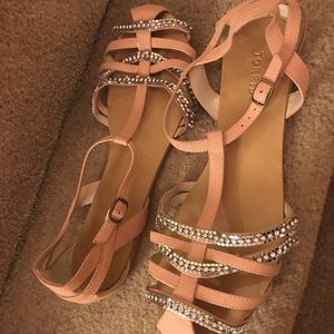 Torrid Blush pink with silver accents