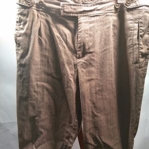 Womens brown capri pants. a.n.a size 14
