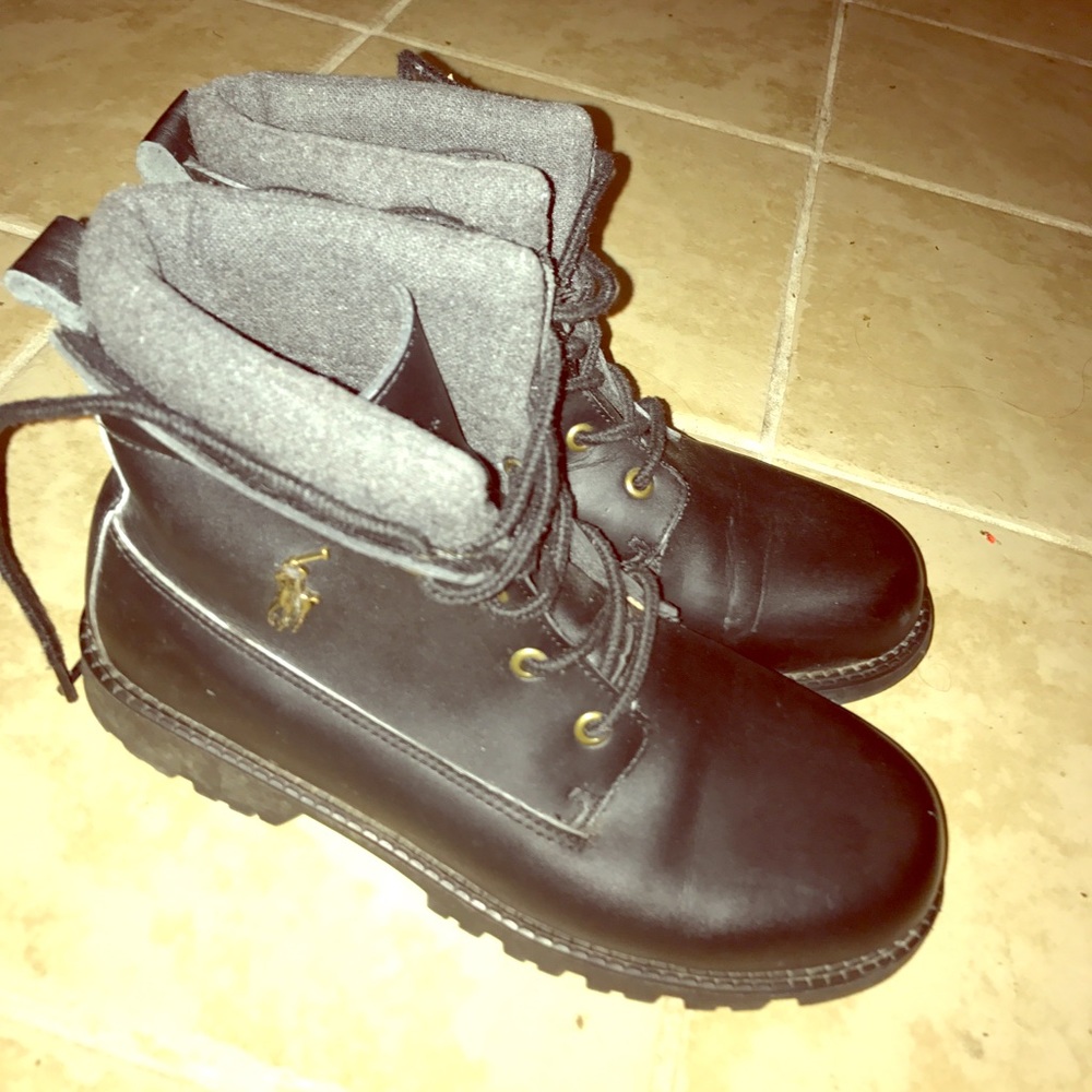 RESERVED Polo Ralph Lauren black boots RESERVED