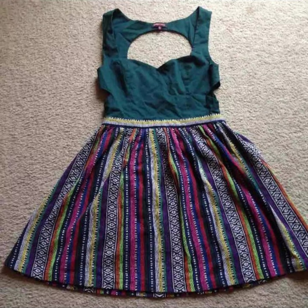 Teal dress