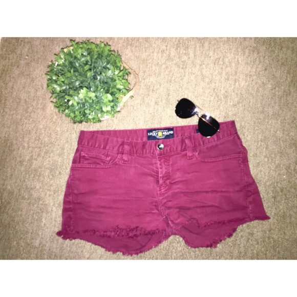 Lucky Brand Pants - 3 for $25✨☘️ Lucky brand Burgundy denim shorts