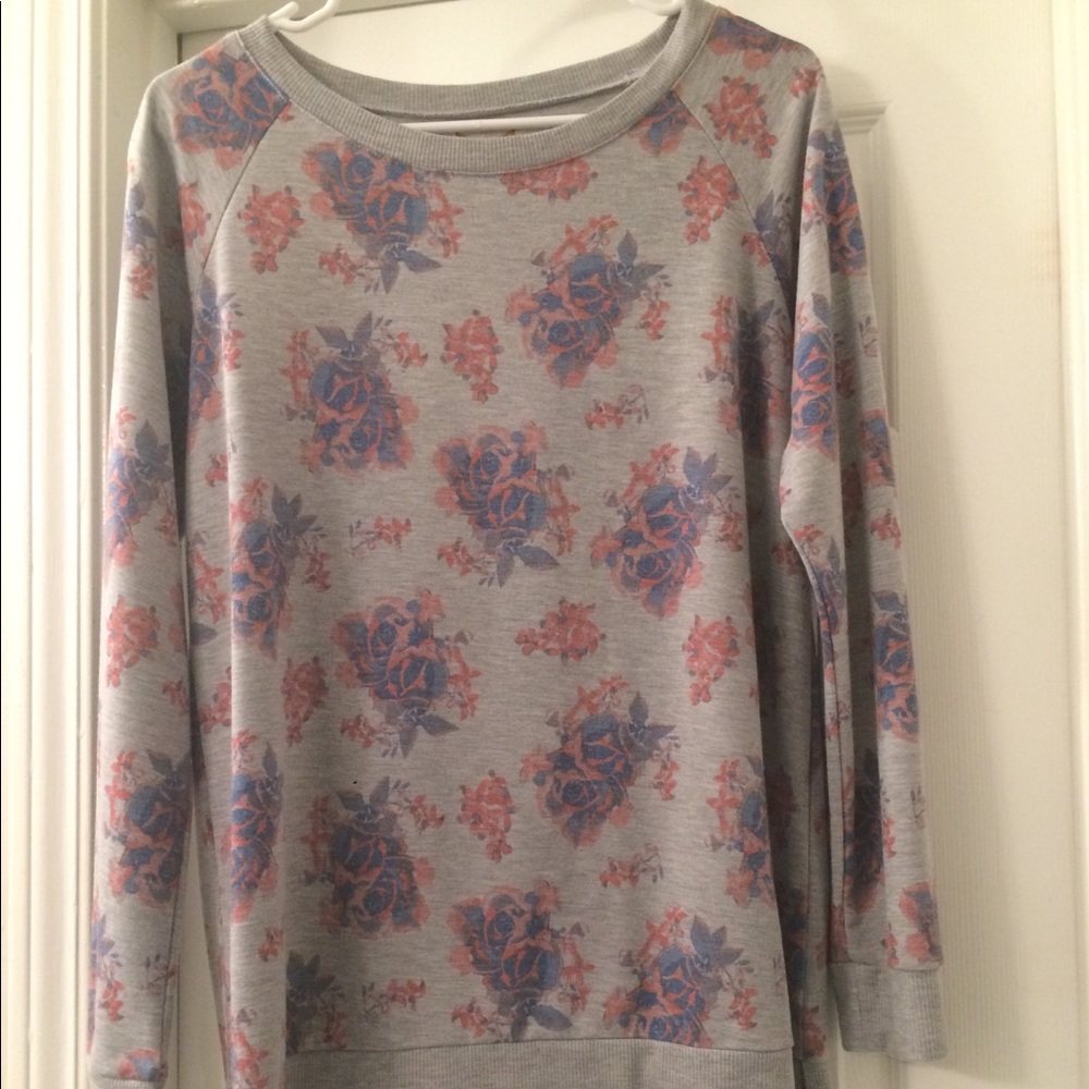 Floral sweatshirt