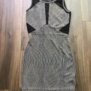 Sexy Black/gold Bodycon