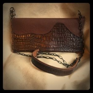 Wallet with purse strap
