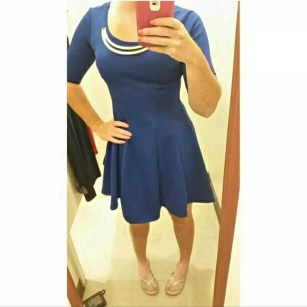 Blue dress