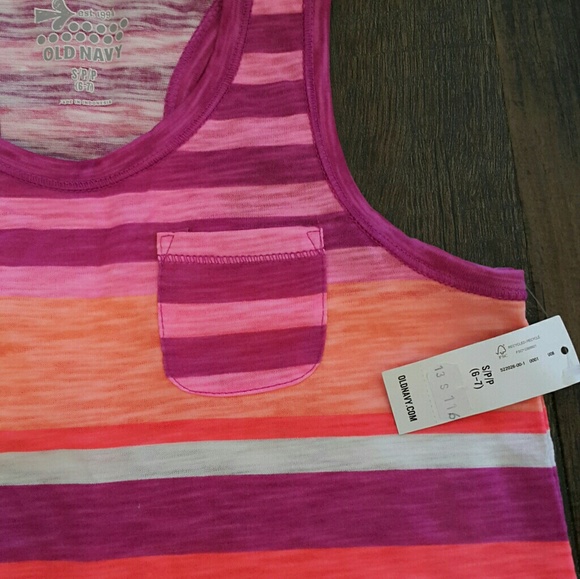 Girls Multi-Colored Racerback Tank - Picture 2 of 2