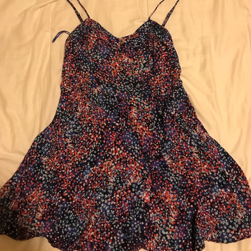 floral dress for summer !!