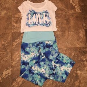 Justice girls size 16 Floral set of 3