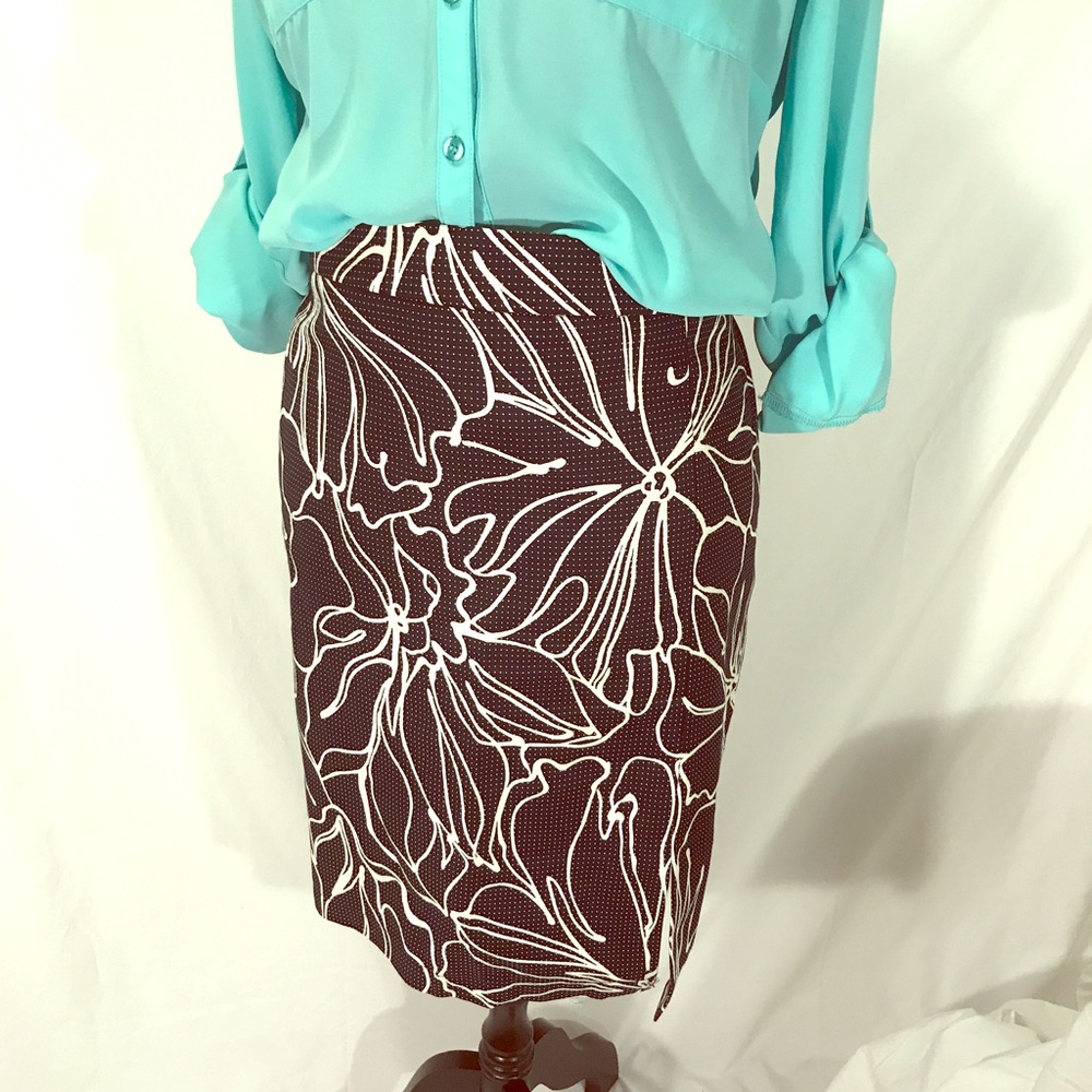 Rafael skirt- Navy Blue and White