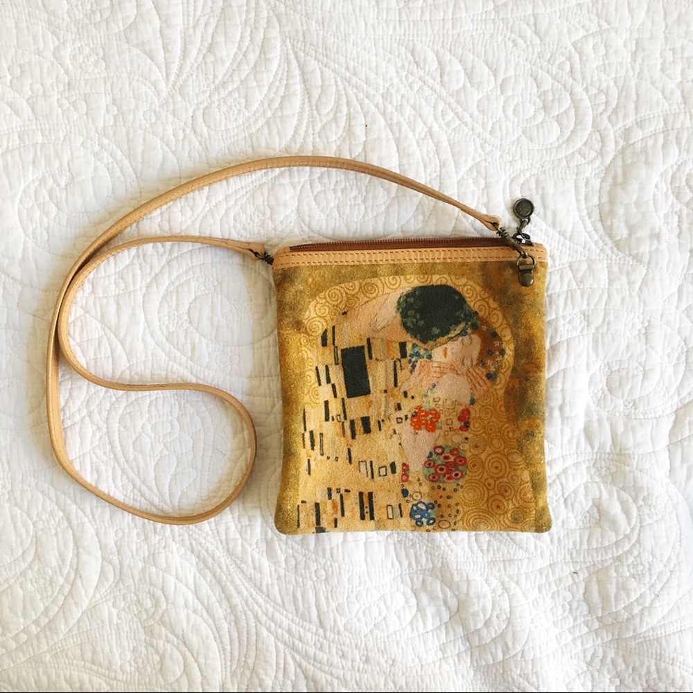 "The Kiss" by Klimt purse w/ zipper