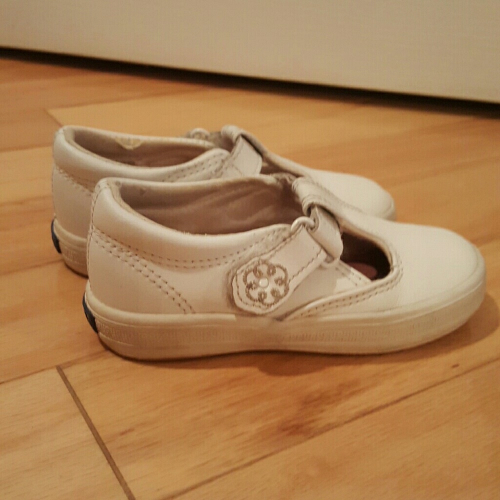 White leather Keds