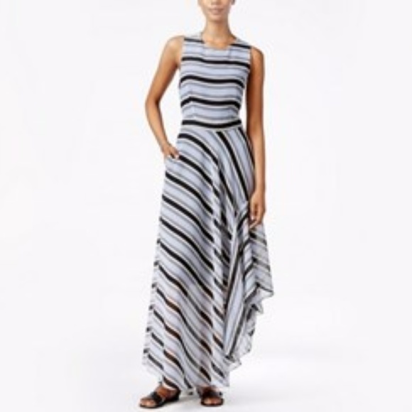 Rachel Roy handkerchief maxi-dress & cut-out back. - Picture 1 of 3