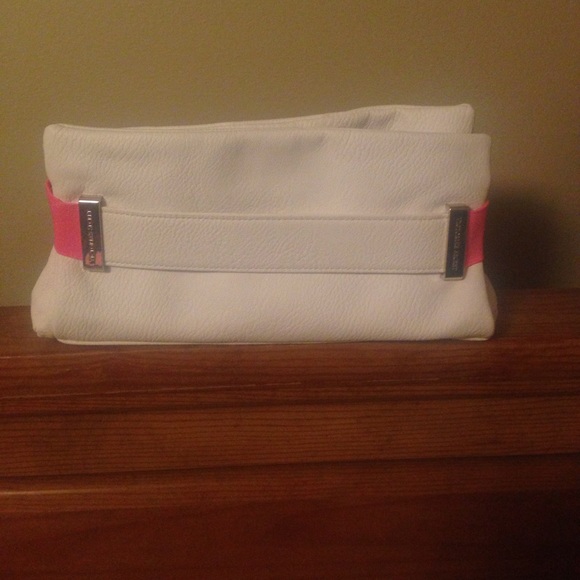 Victoria's Secret white and pink clutch/hand bag - Picture 1 of 4