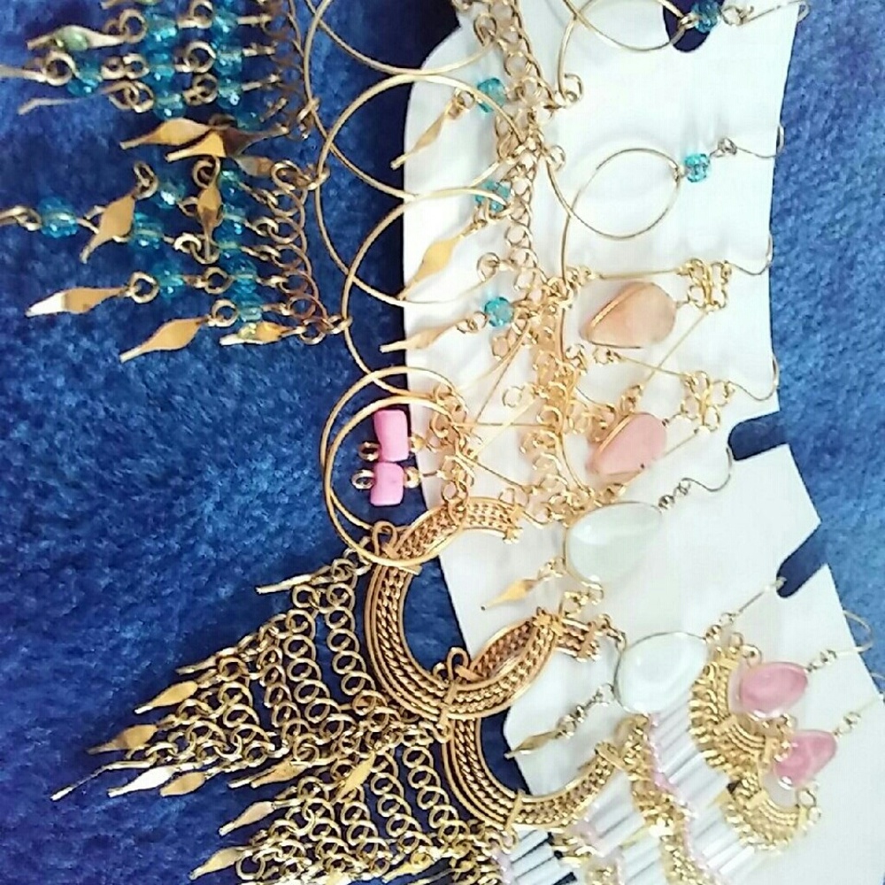 Handcrafted 4 pair Earrings lot!
