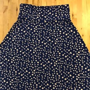 🦄NWOT Blue  White Polka Dot Azure Lularoe🦄