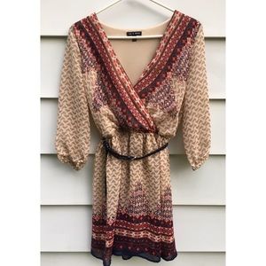 Flowy Tan Dress 🌼