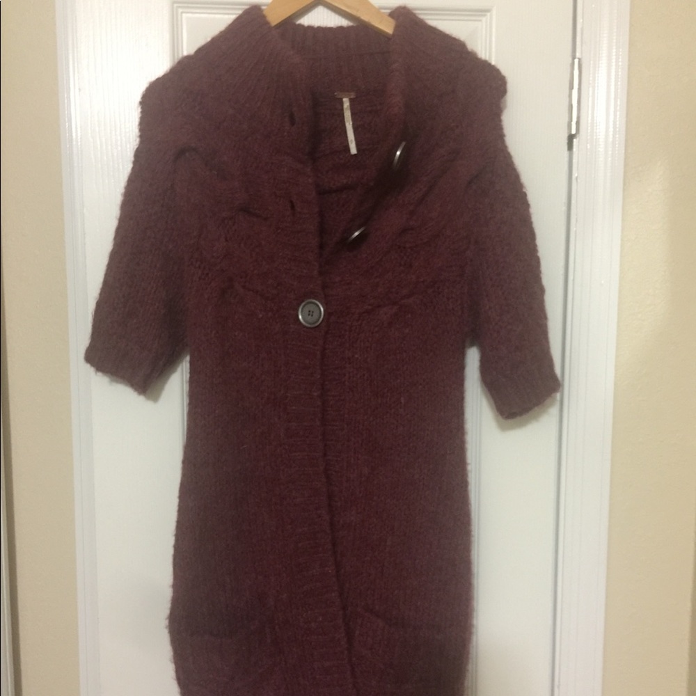 Free People sweater jacket