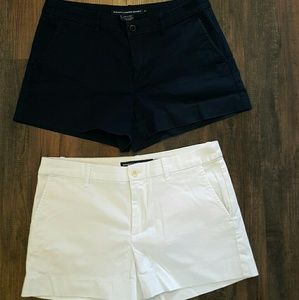Preppy Blue and White Shorts