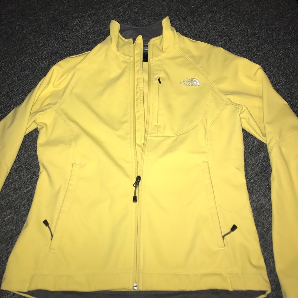Yellow North Face Jacket