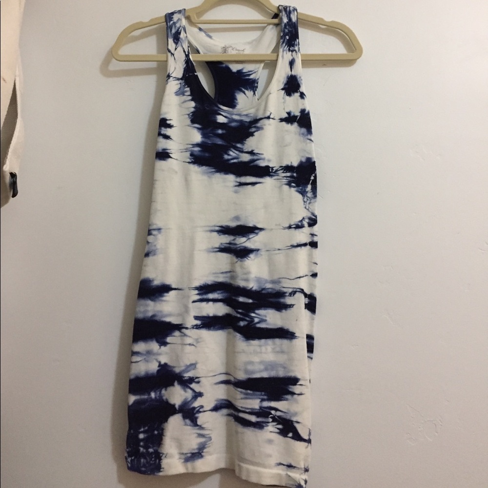 Tie dye bodycon dress