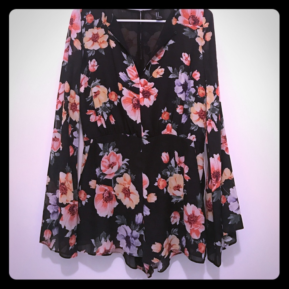 Floral romper!
