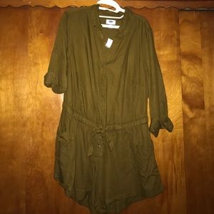 Old navy olive green romper