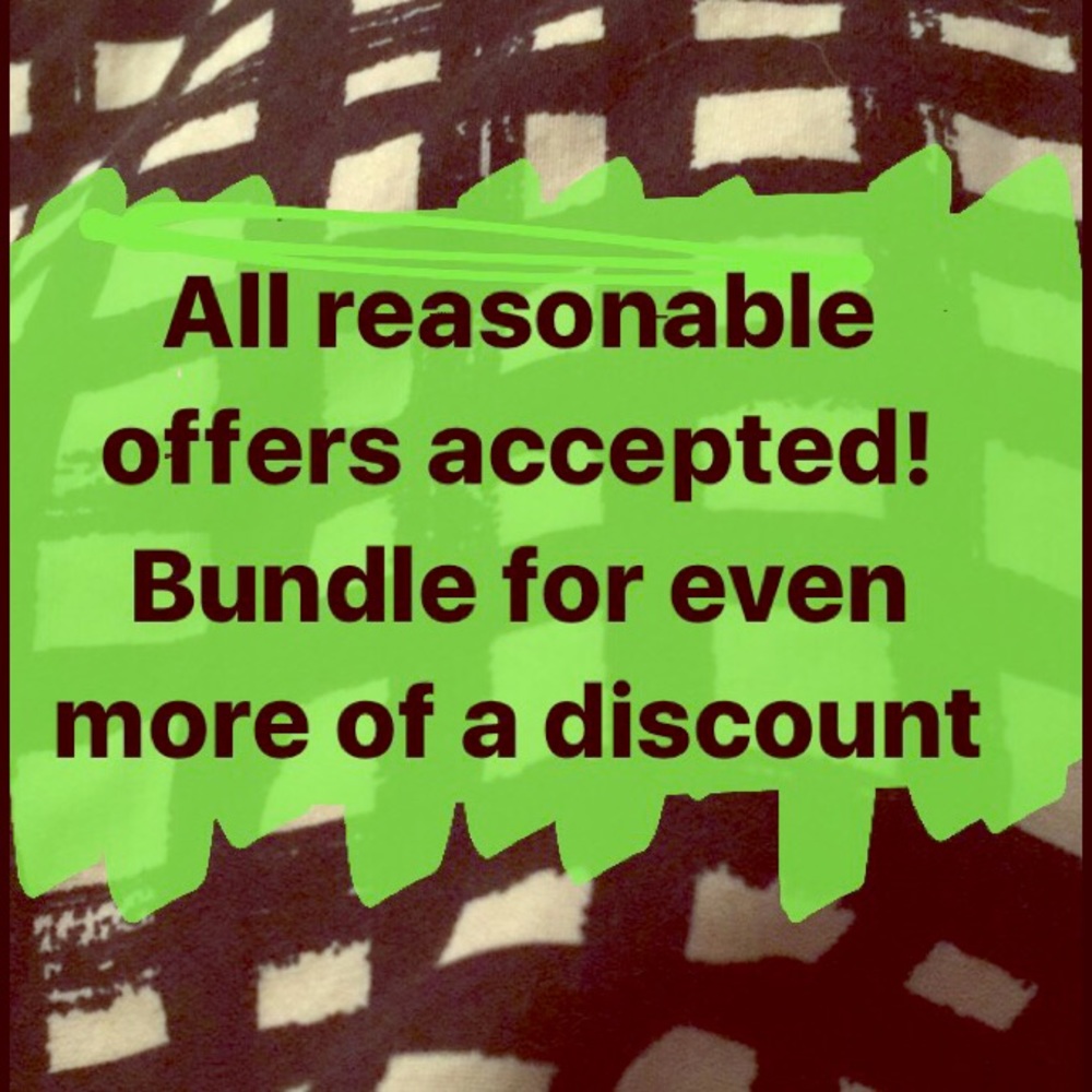 All reasonable offers accepted!