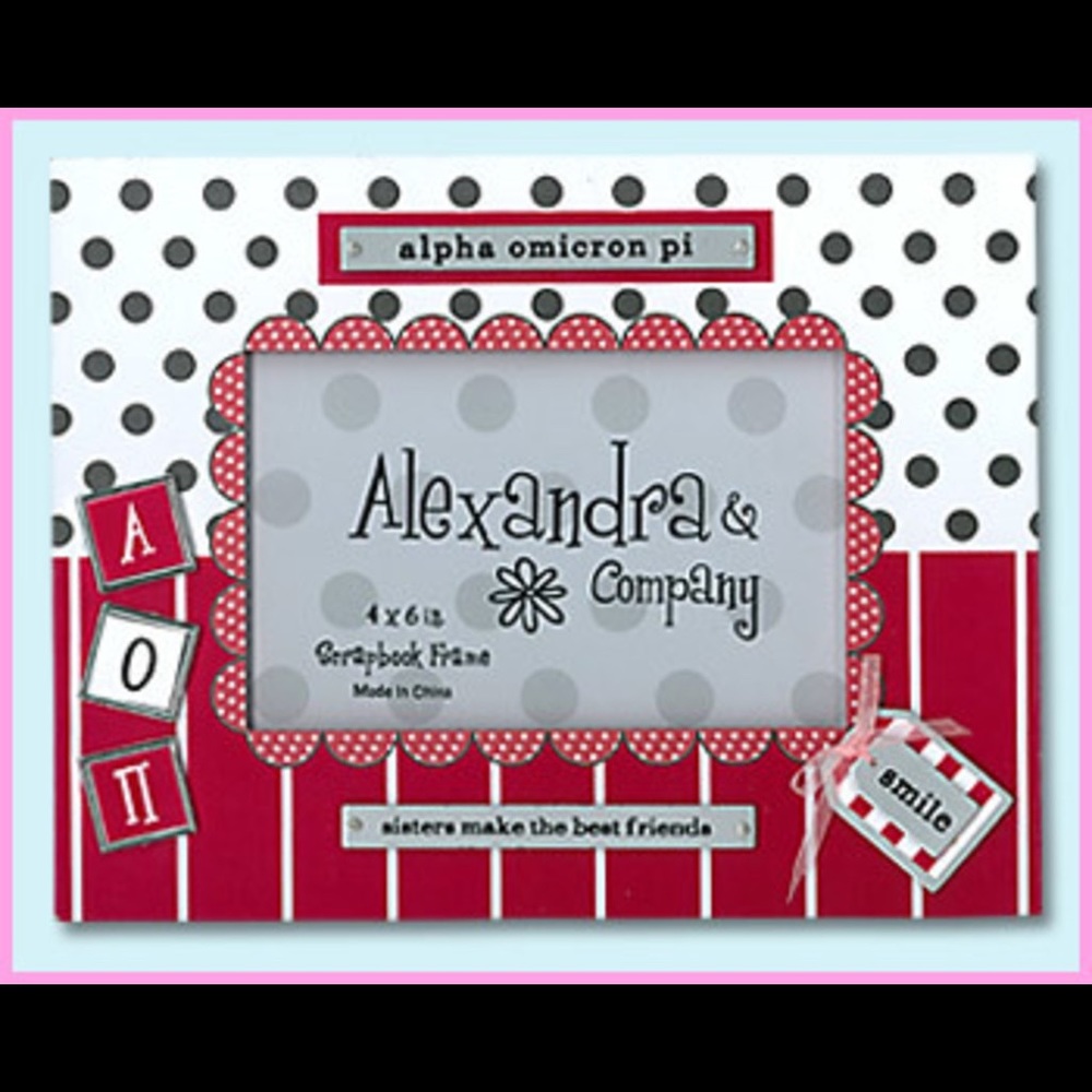 ✨NEW✨ Alpha Omicron Pi Sorority Scrapbook Frame