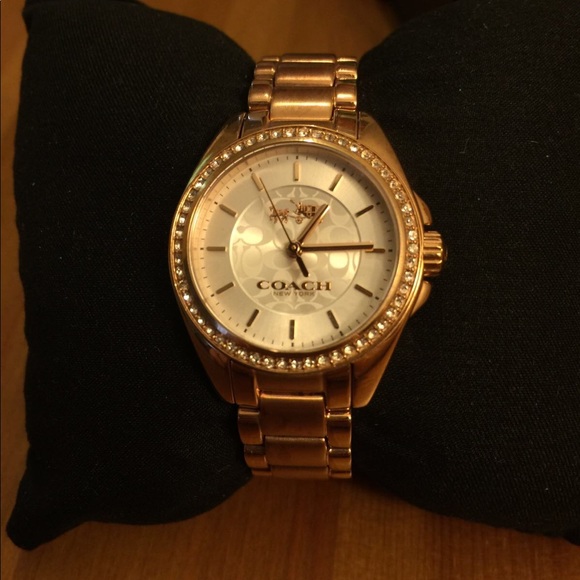 Coach watch rose gold with Swarovski - Picture 2 of 3