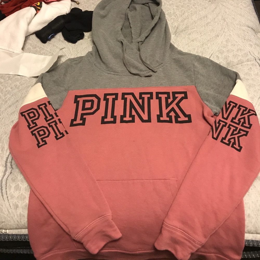 Pink hoodie