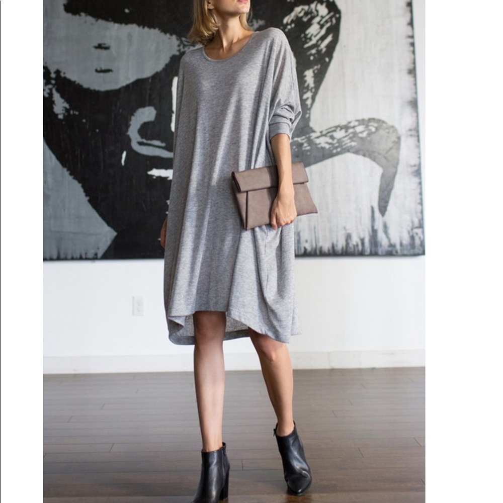 Hacci Sweater Knit Dress - Picture 2 of 3
