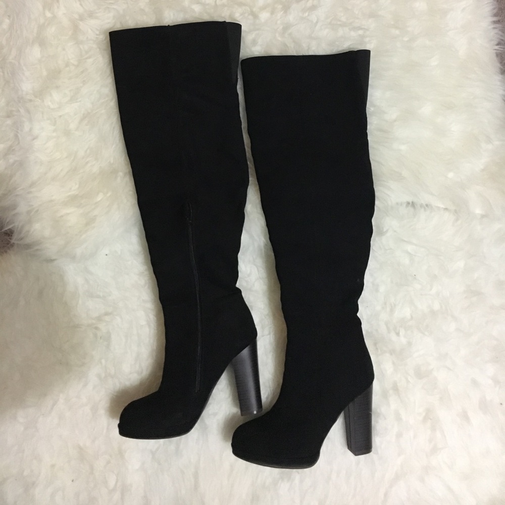 Black Thigh High boots
